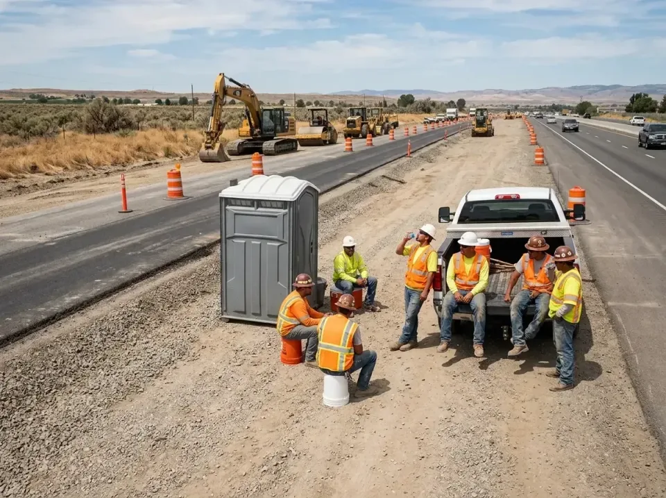 highway-road-construction-crew-007 — frequently asked questions, Porta Potty and Restroom Rentals in Foothill Farms, CA
